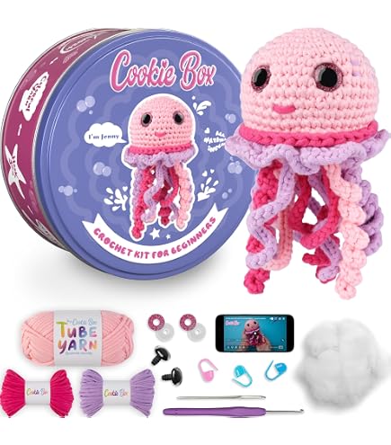 Amazon.co.jp: Faircosy かぎ針編みキット 初心者用 かぎ針編み:子供と